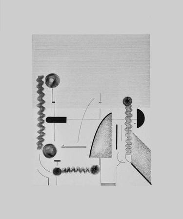 Original Minimalism Abstract Drawings by Noosha Golab