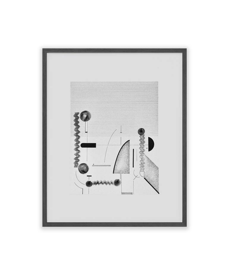 Original Contemporary Abstract Drawing by Noosha Golab