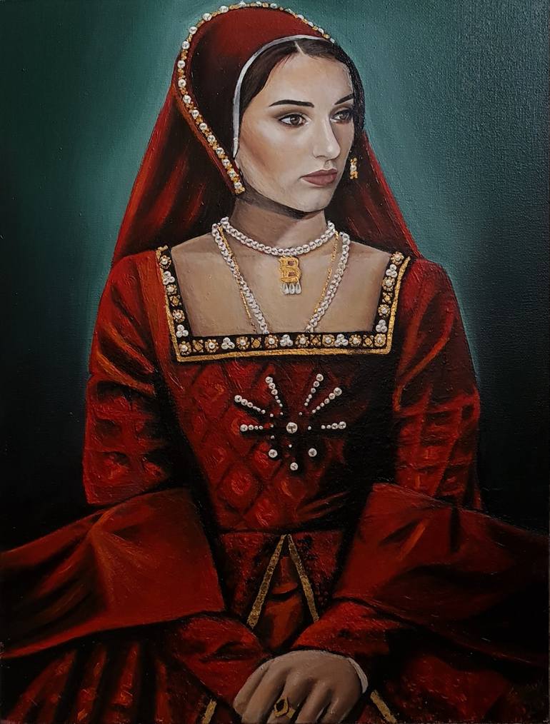 Anne Boleyn in the Tower Painting by Siouxsie Wild Cross Saatchi Art