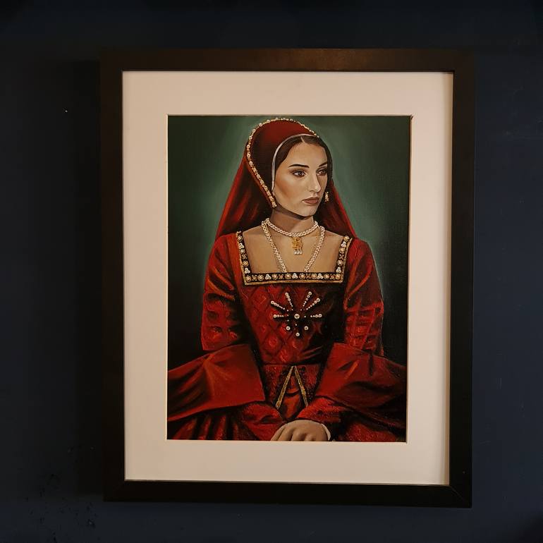 Anne Boleyn in the Tower Painting by Siouxsie Wild-Cross | Saatchi Art