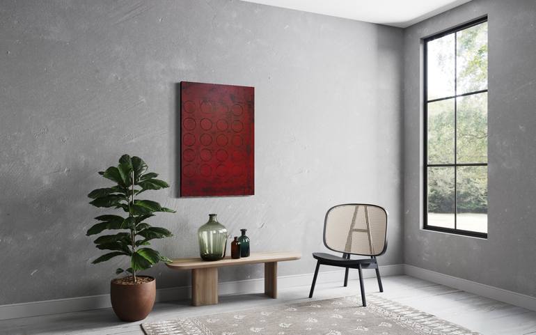 Original Conceptual Abstract Painting by Anton Fedberg