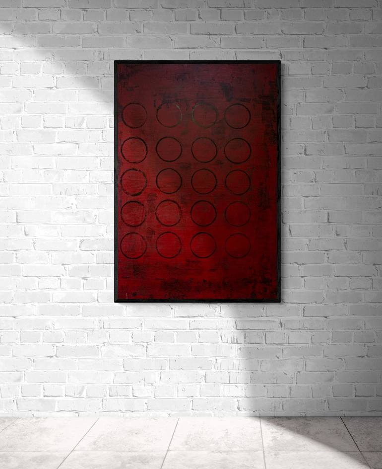 Original Conceptual Abstract Painting by Anton Fedberg