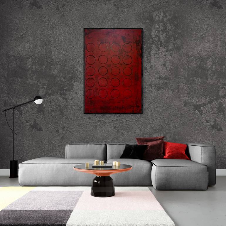 Original Conceptual Abstract Painting by Anton Fedberg