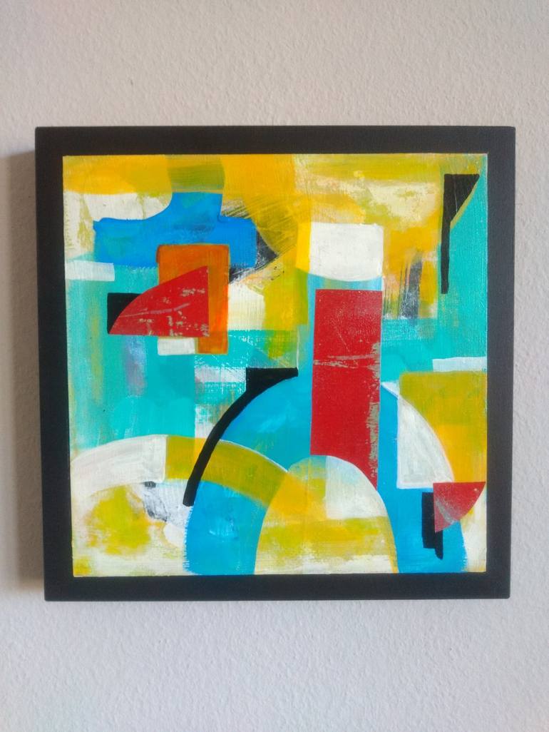 Original Abstract Painting by ulli schievelbusch