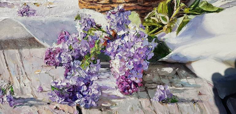 Original Fine Art Floral Painting by Ferens Zhanna