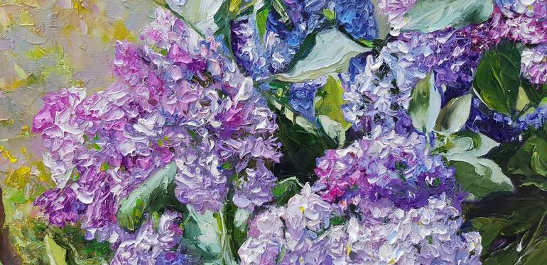 Original Fine Art Floral Painting by Ferens Zhanna