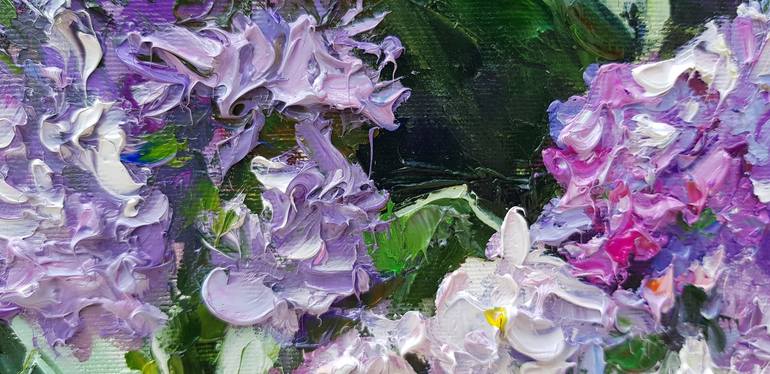 Original Fine Art Floral Painting by Ferens Zhanna