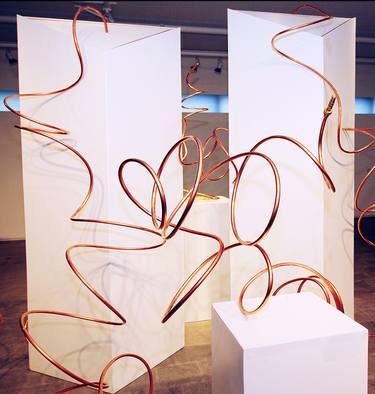 Original Abstract Sculpture by Gordon Halloran