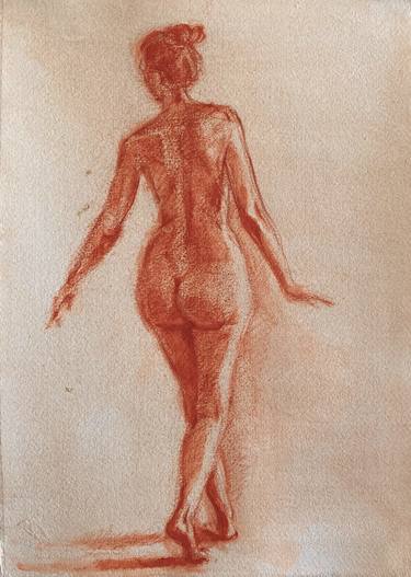 Nude Study in Red Pencil thumb