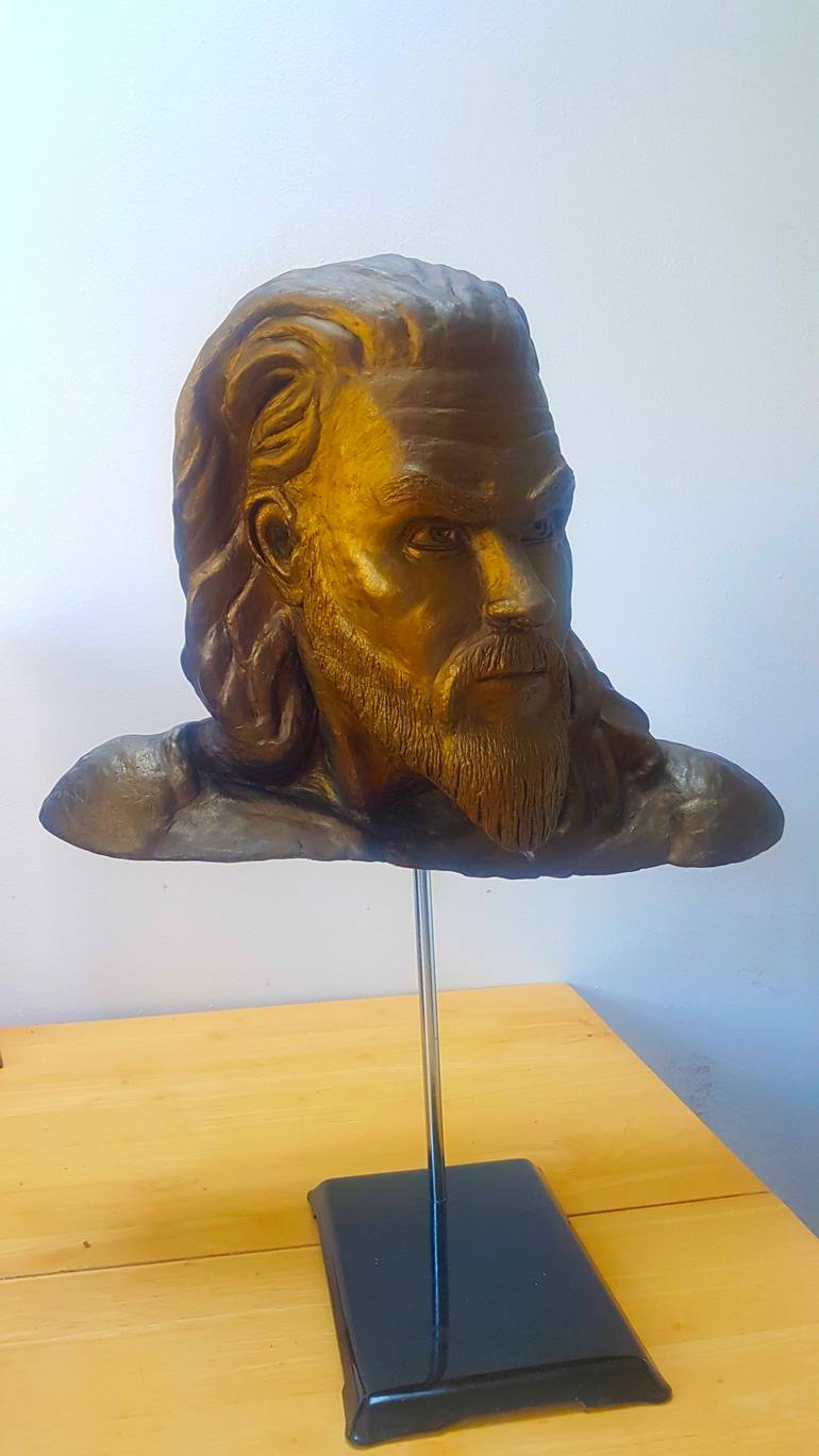 Original Portraiture Cinema Sculpture by Jeremy Bertincourt