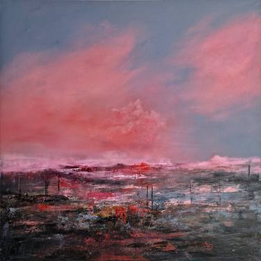 Original Abstract Landscape Paintings by Pina Gurrieri