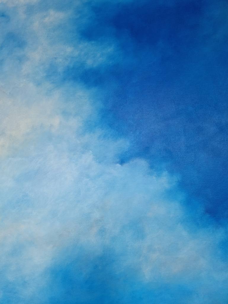 Original Abstract Landscape Painting by Pina Gurrieri