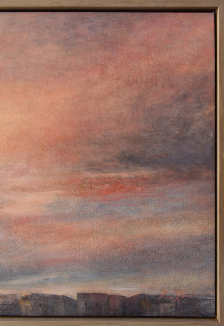 Original Abstract Landscape Painting by Pina Gurrieri