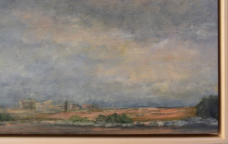 Original Abstract Landscape Painting by Pina Gurrieri