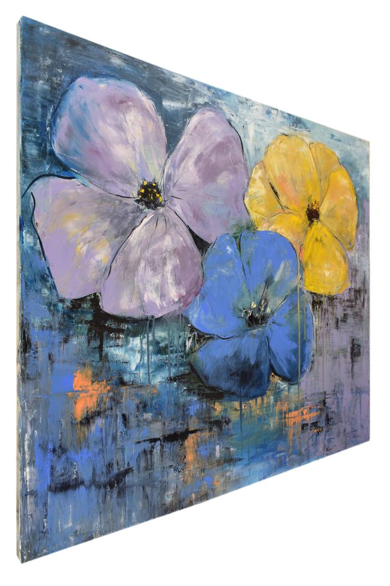 Original Abstract Expressionism Abstract Painting by Pina Gurrieri