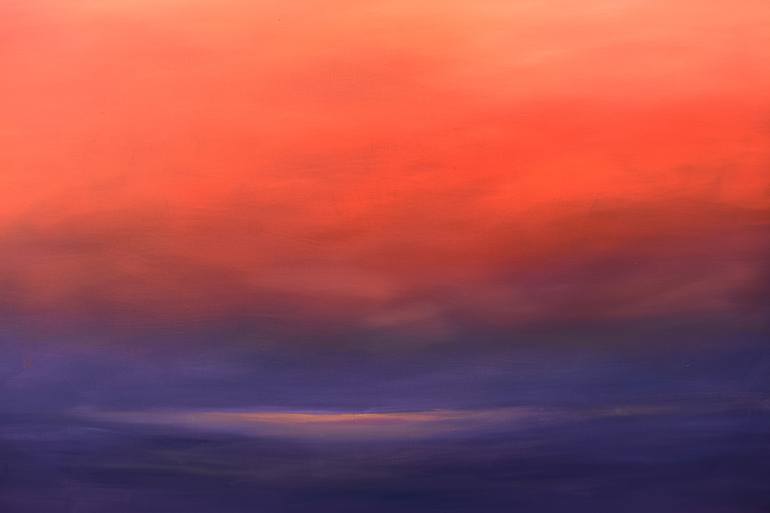 Original Abstract Landscape Painting by Pina Gurrieri