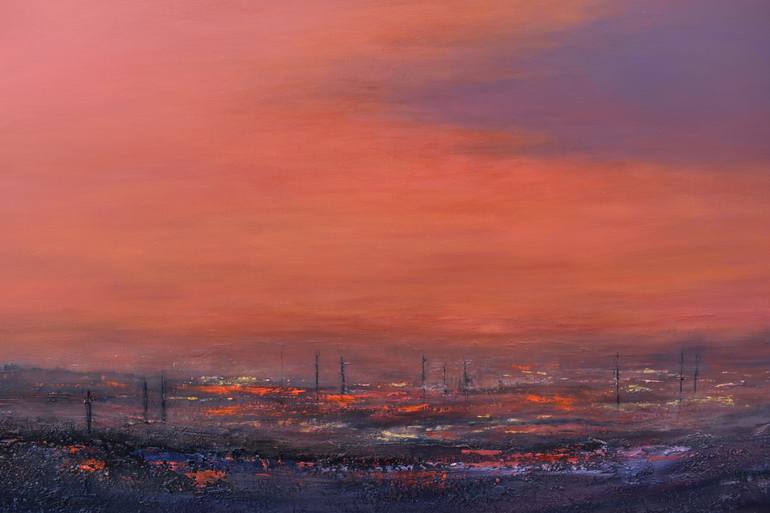 Original Impressionism Landscape Painting by Pina Gurrieri