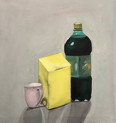 Different shapes different ways still life painting by Aqsa thumb