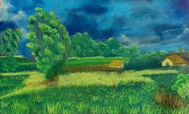 Original Conceptual Landscape Paintings by Aqsa Ahmad Raja