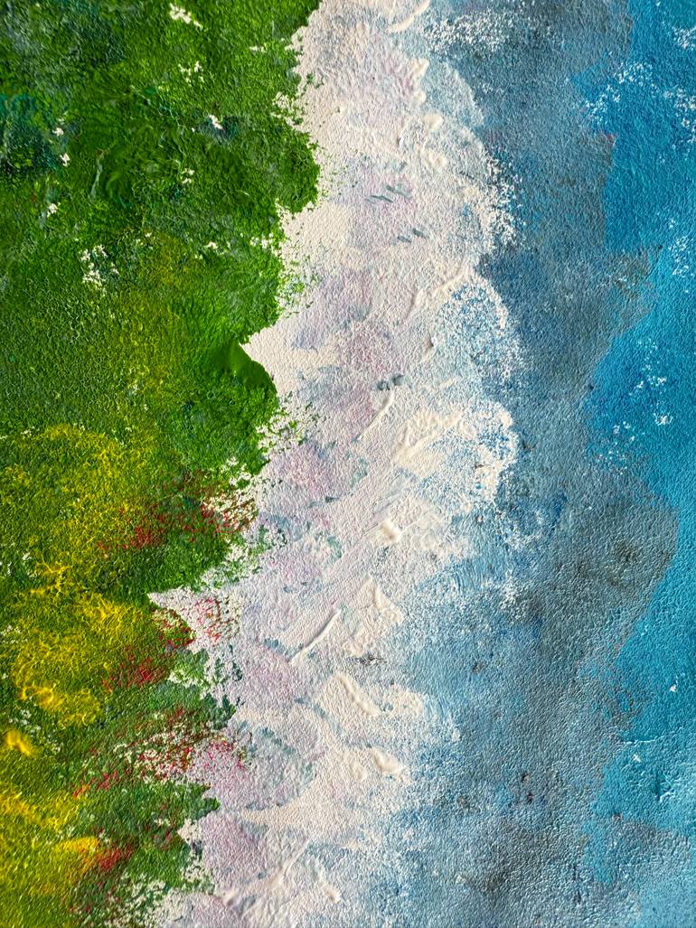 Original Abstract Expressionism Abstract Painting by Aqsa Jameel Raja