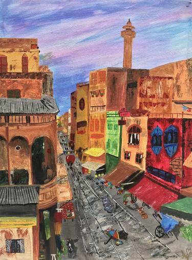 Original Architecture Paintings by Aqsa Ahmad Khan