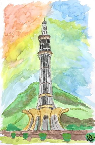 Original Architecture Paintings by Aqsa Ahmad Khan