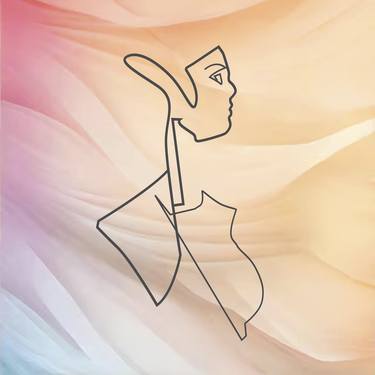 Original Abstract Women Digital by Raj Titiya