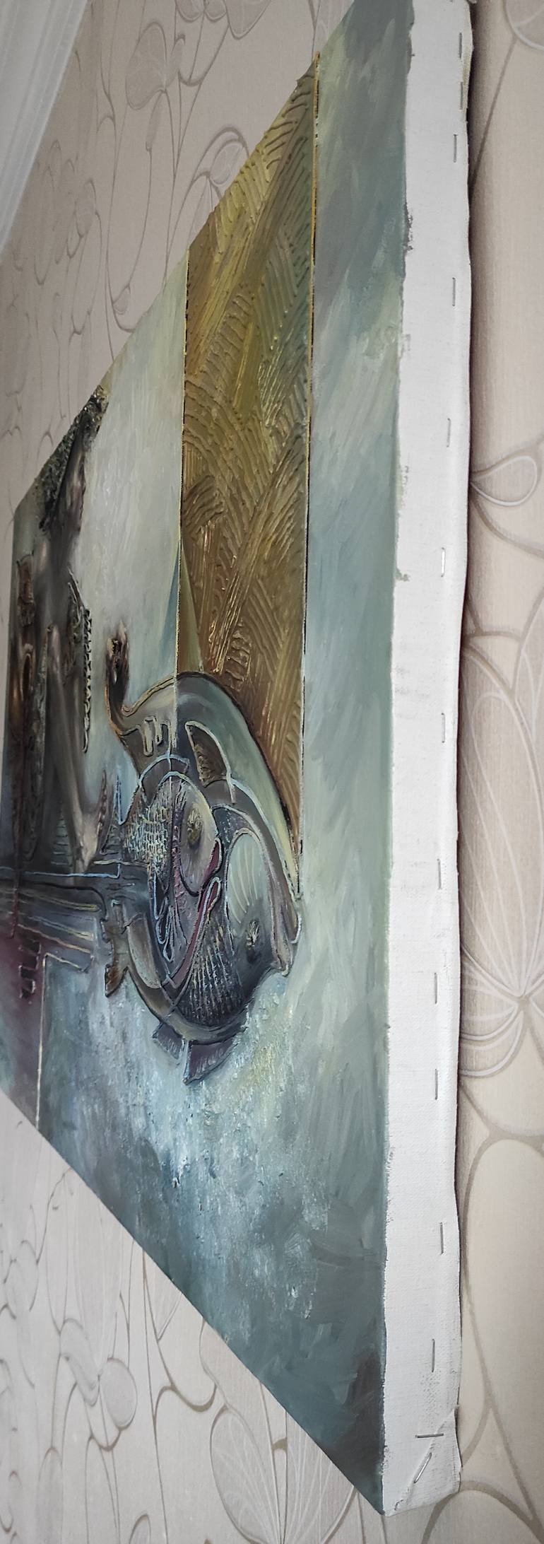 Original Art Deco Animal Painting by Gabriel Velijanashvili