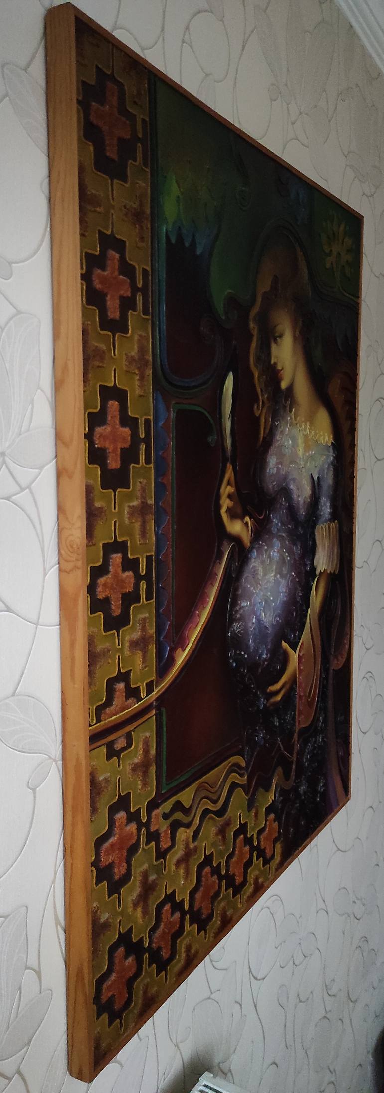 Original Art Deco Women Painting by Gabriel Velijanashvili