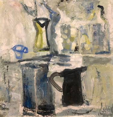 Original Abstract Expressionism Kitchen Paintings by Mariana Marra