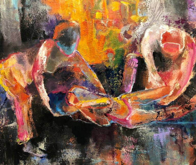 Original Figurative Abstract Painting by Mariana Marra