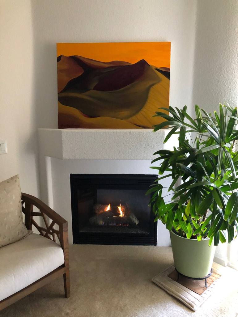 Original Abstract Landscape Painting by Jacqueline Savaiano