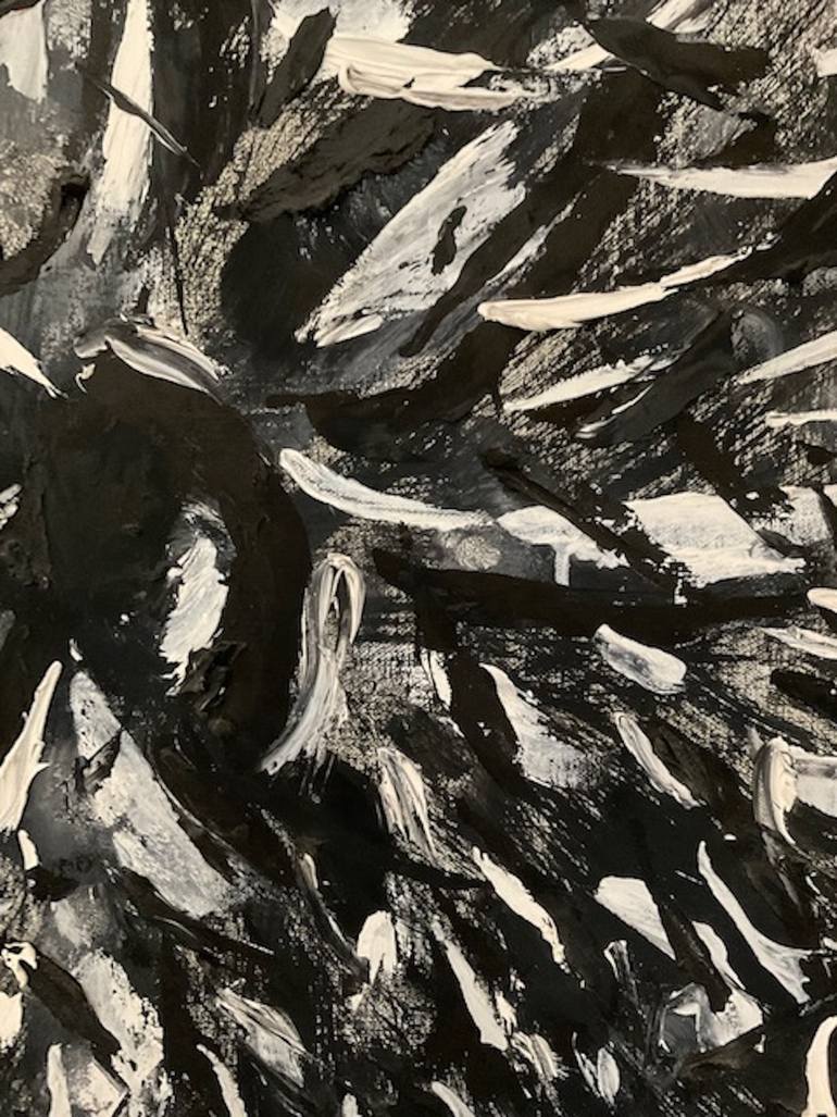 Original Minimalism Abstract Painting by Jacqueline Savaiano