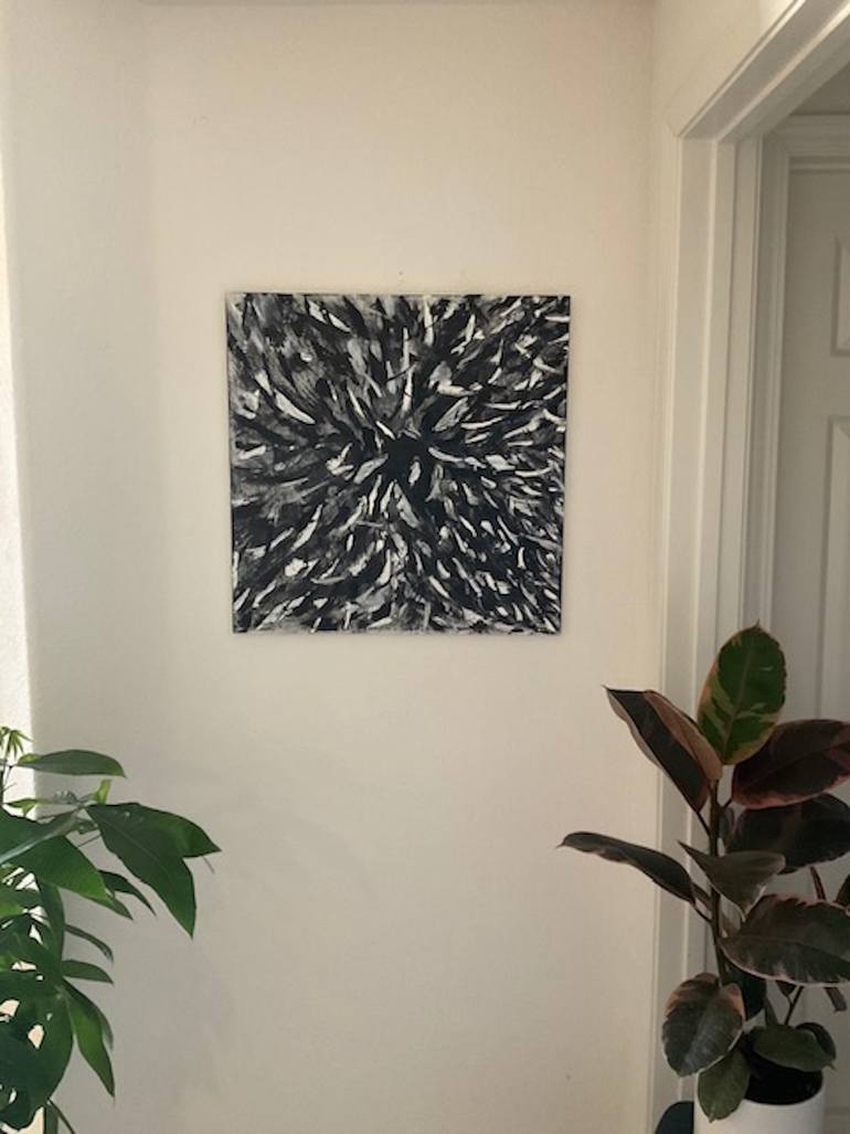 Original Minimalism Abstract Painting by Jacqueline Savaiano