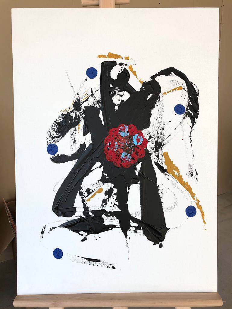 Original Abstract Expressionism Abstract Painting by Taia Tasman