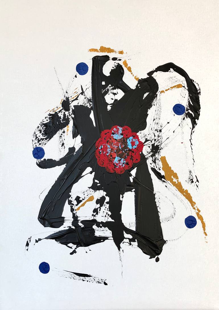 Original Abstract Expressionism Abstract Painting by Taia Tasman