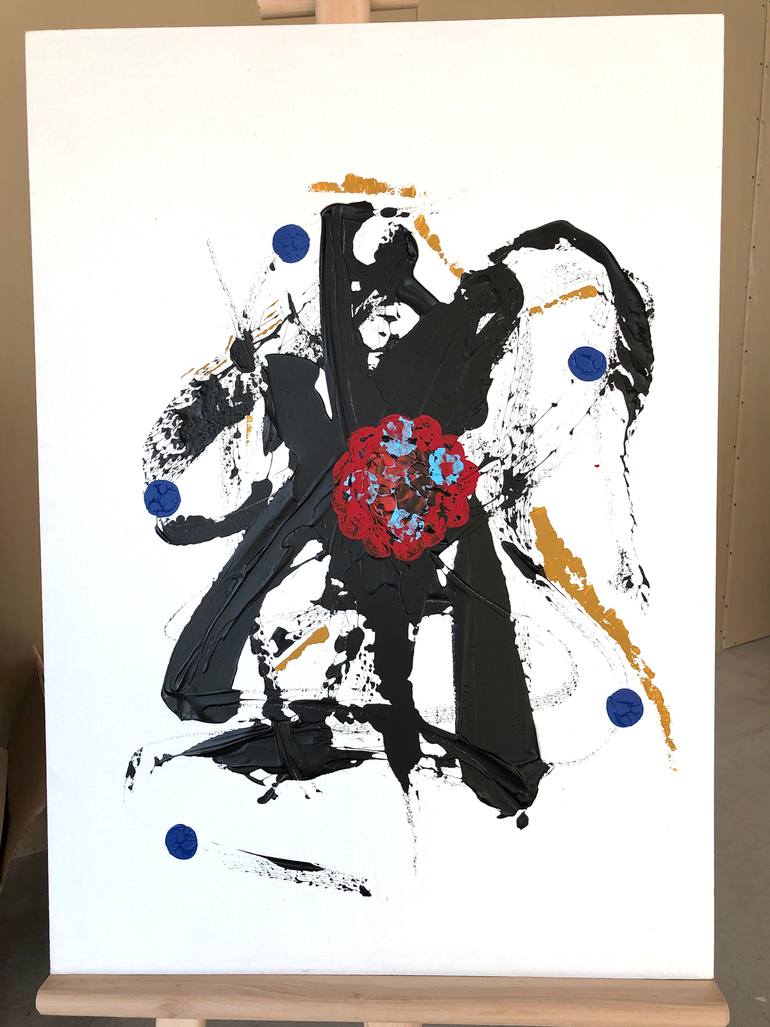 Original Abstract Expressionism Abstract Painting by Taia Tasman
