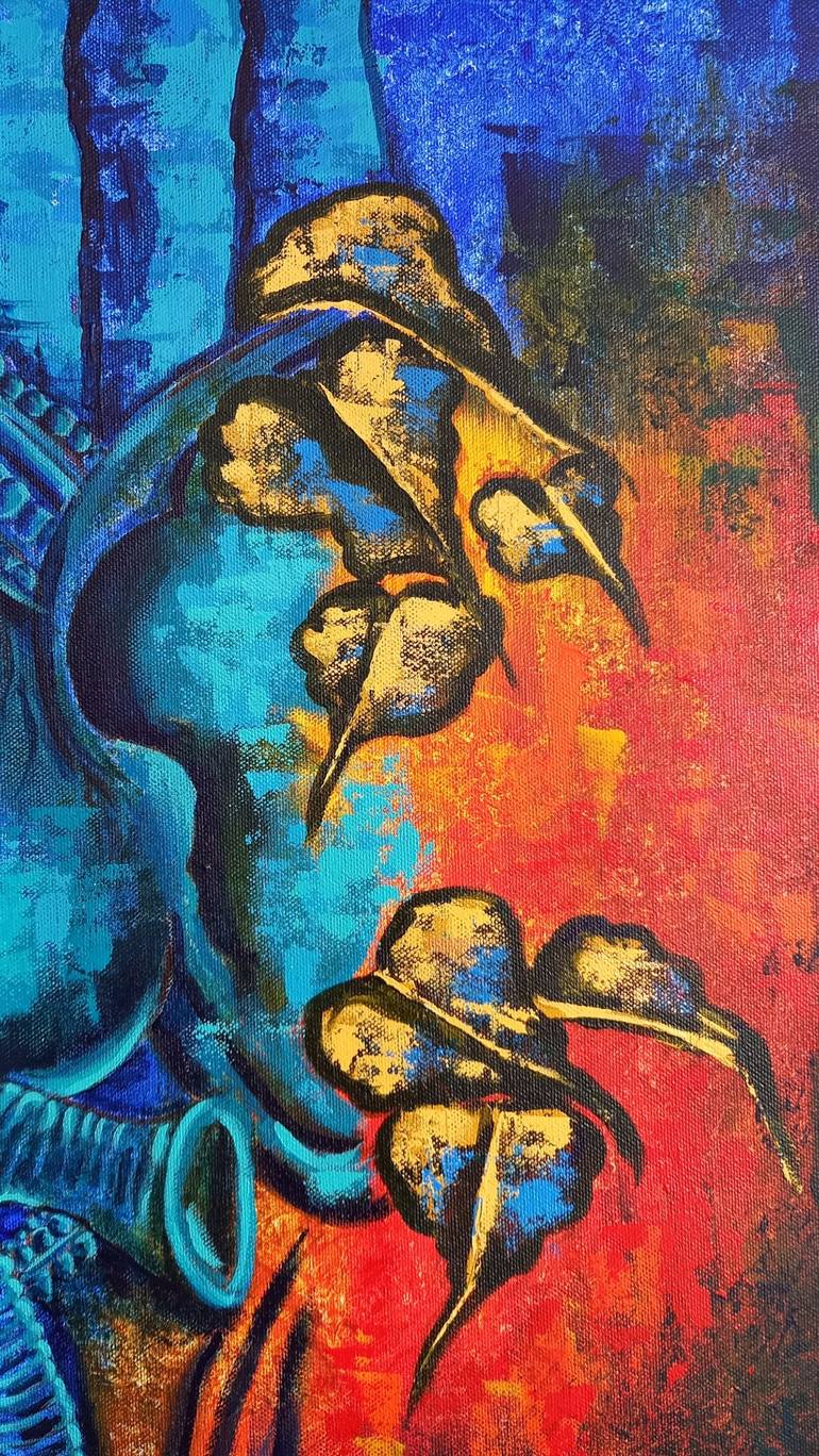 Original Abstract Religious Painting by Swathi N