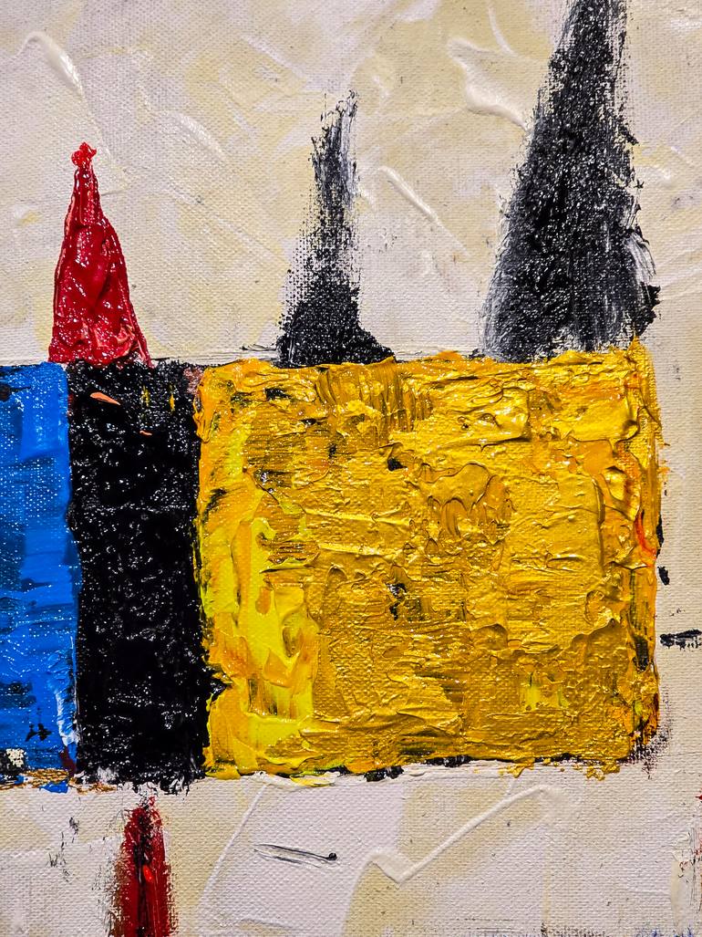 Original Figurative Abstract Painting by Arvy Art