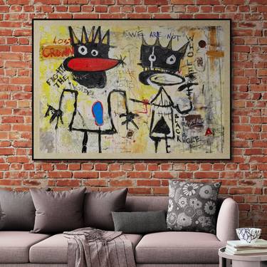 Original Neo-impressionism Abstract Painting by Arvy Art
