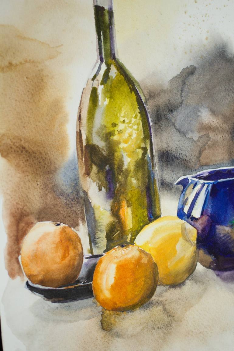 Original Painting by Lisa - Bright-Colored online Still Life