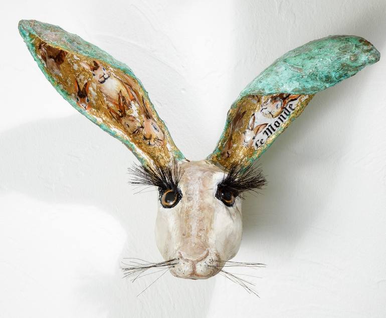 Original Figurative Animal Sculpture by Jane Clare