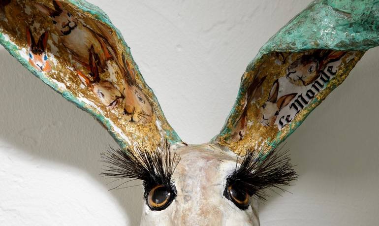 Original Figurative Animal Sculpture by Jane Clare