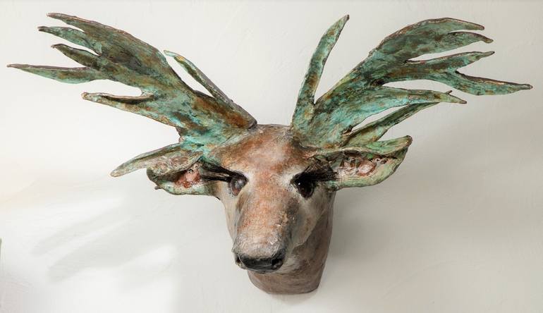 Original Modern Animal Sculpture by Jane Clare