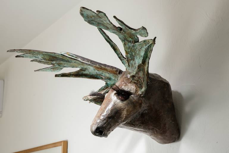 Original Modern Animal Sculpture by Jane Clare