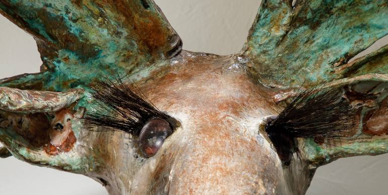 Original Modern Animal Sculpture by Jane Clare