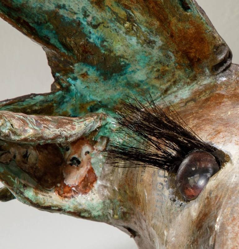 Original Modern Animal Sculpture by Jane Clare