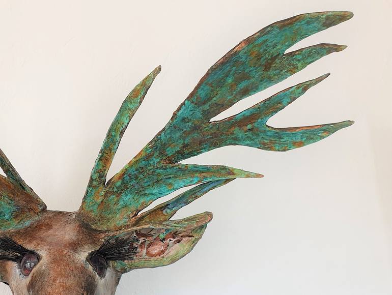 Original Modern Animal Sculpture by Jane Clare