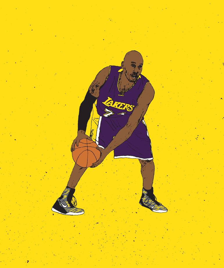 how to draw Kobe Bryant 