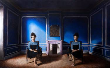 Print of Figurative Interiors Paintings by Manuel Dampeyroux